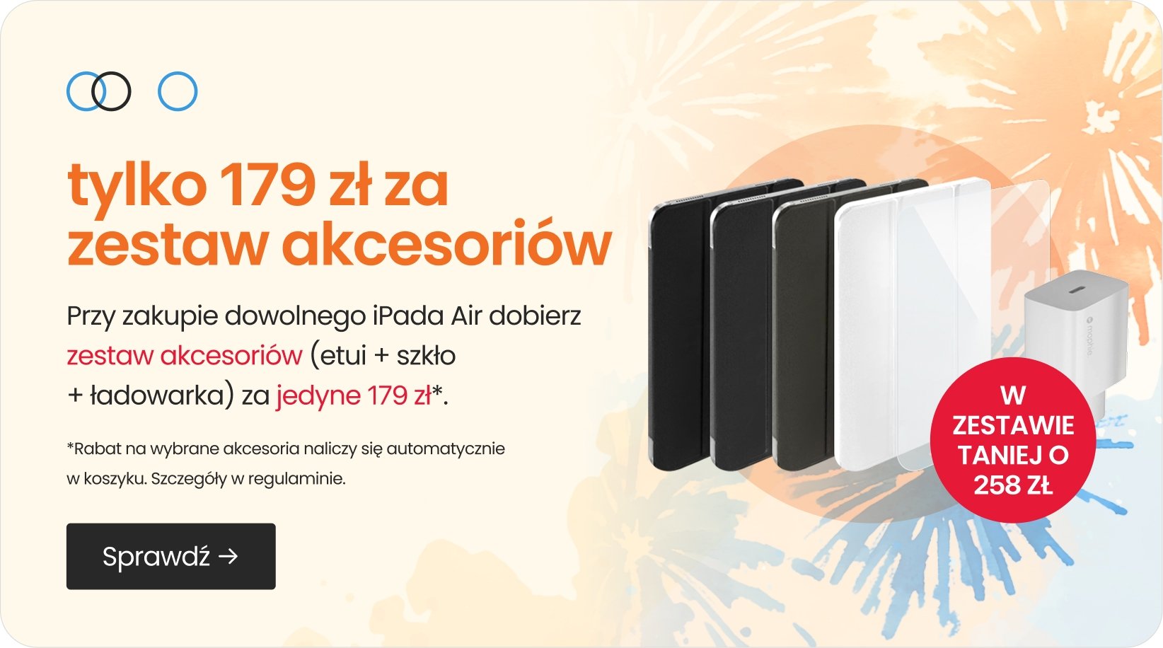 tylko 179 zł za zestaw akcesoriów