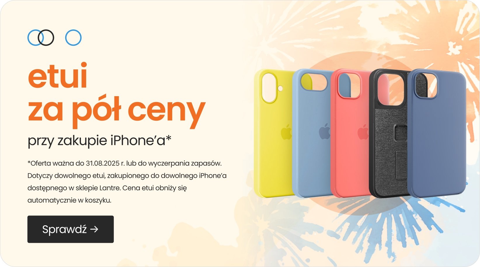 etui za pół ceny przy zakupie iPhone'a
