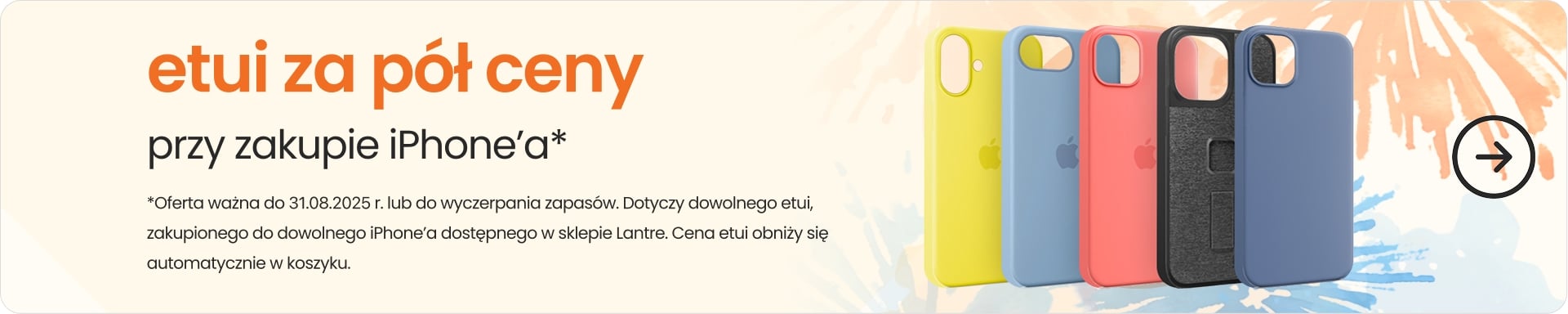 etui za pół ceny przy zakupie iPhone'a