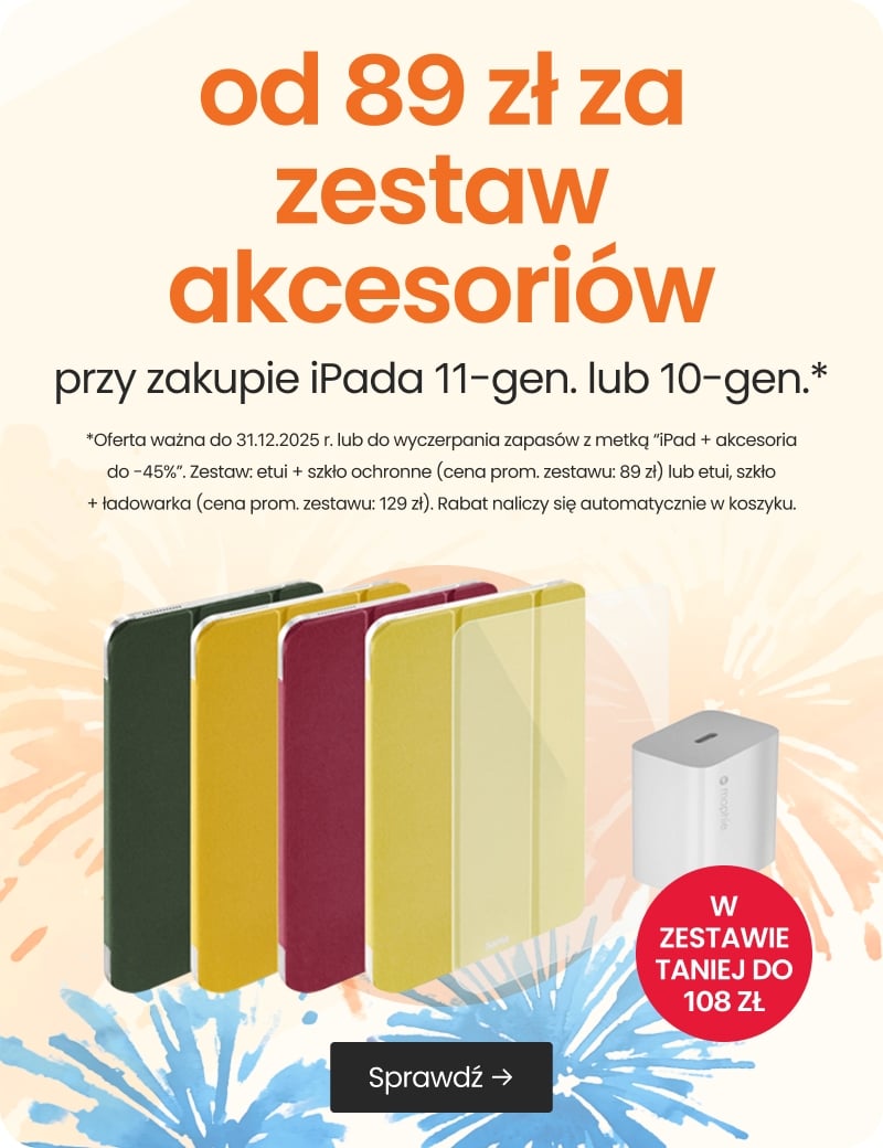 od 89 zł za zestaw akcesoriów