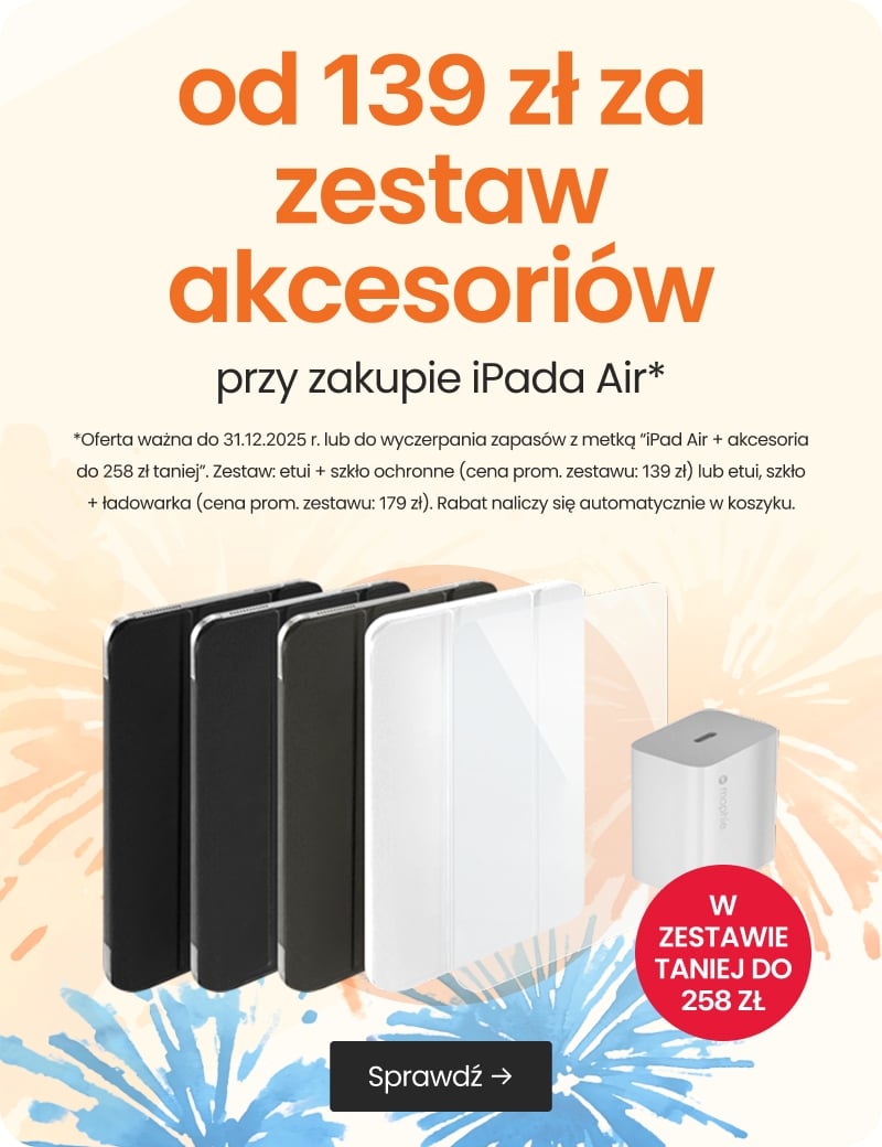 od 139 zł za zestaw akcesoriów