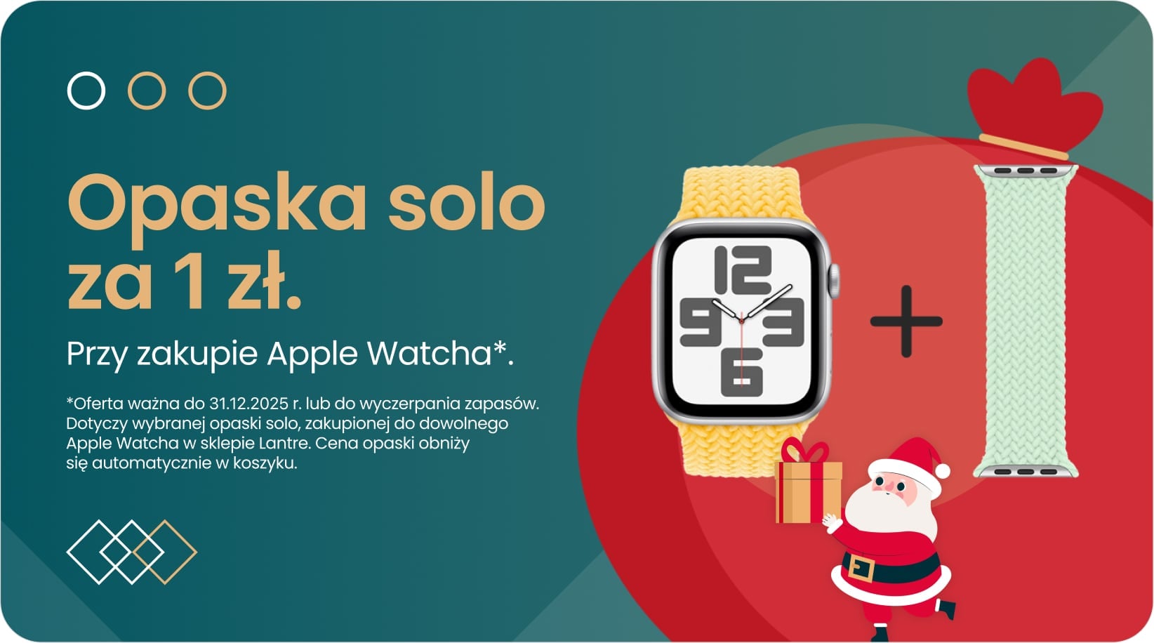 Opaska solo za 1 zł przy zakupie Apple Watcha