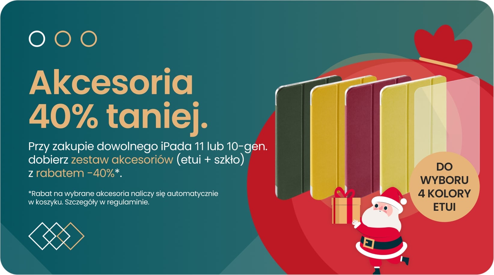 Akcesoria 40% taniej przy zakupie iPada 11 lub 10-gen.