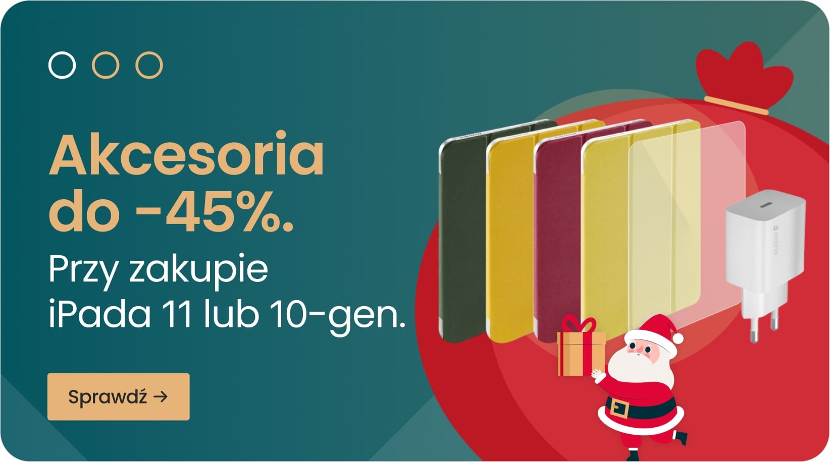 Akcesoria do -45% przy zakupie iPada 11 lub 10-gen.