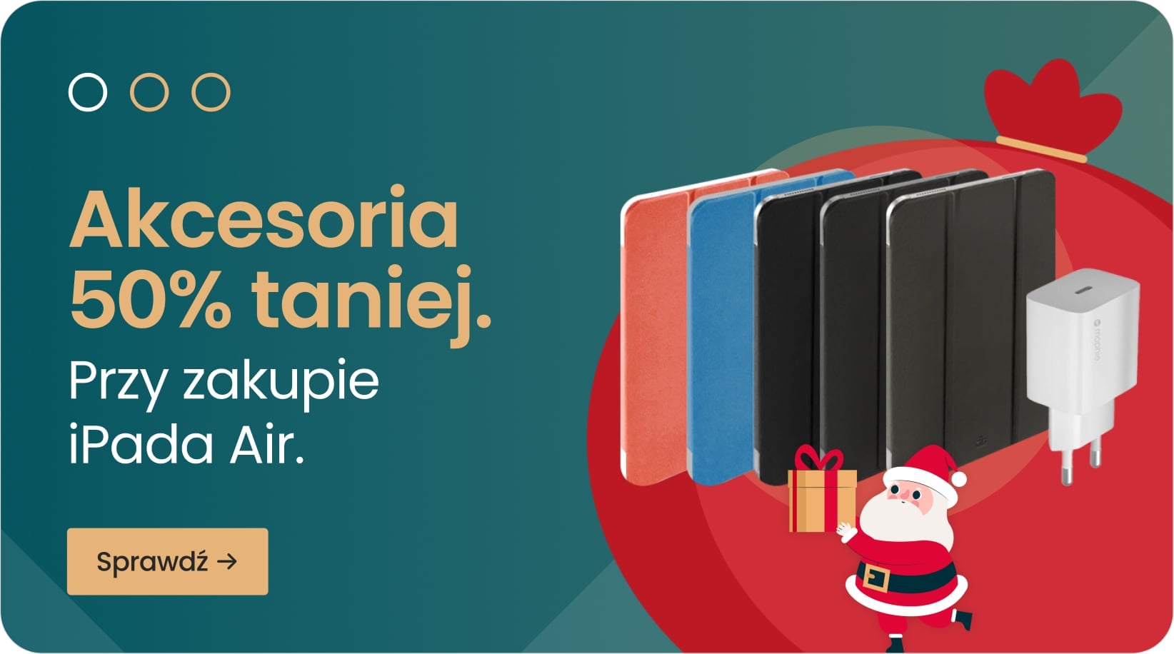 Akcesoria 50% taniej przy zakupie iPada Air