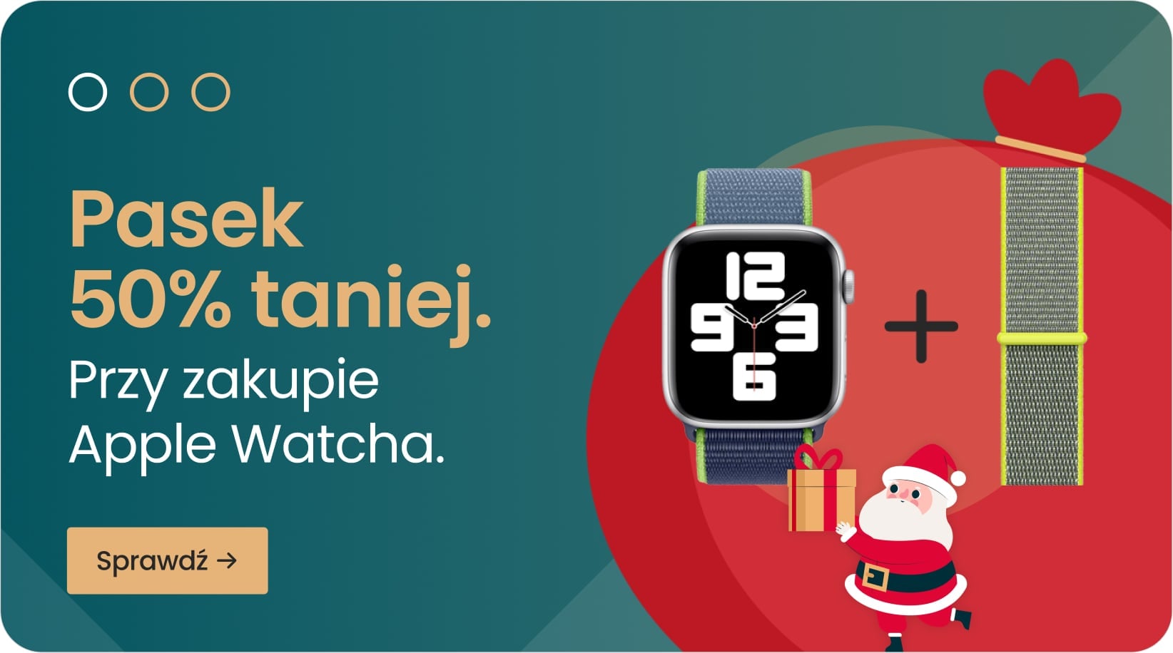 Pasek 50% taniej przy zakupie Apple Watcha