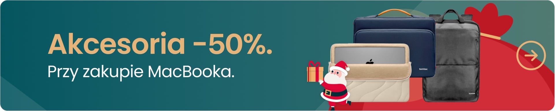 Akcesoria 50% taniej przy zakupie MacBooka