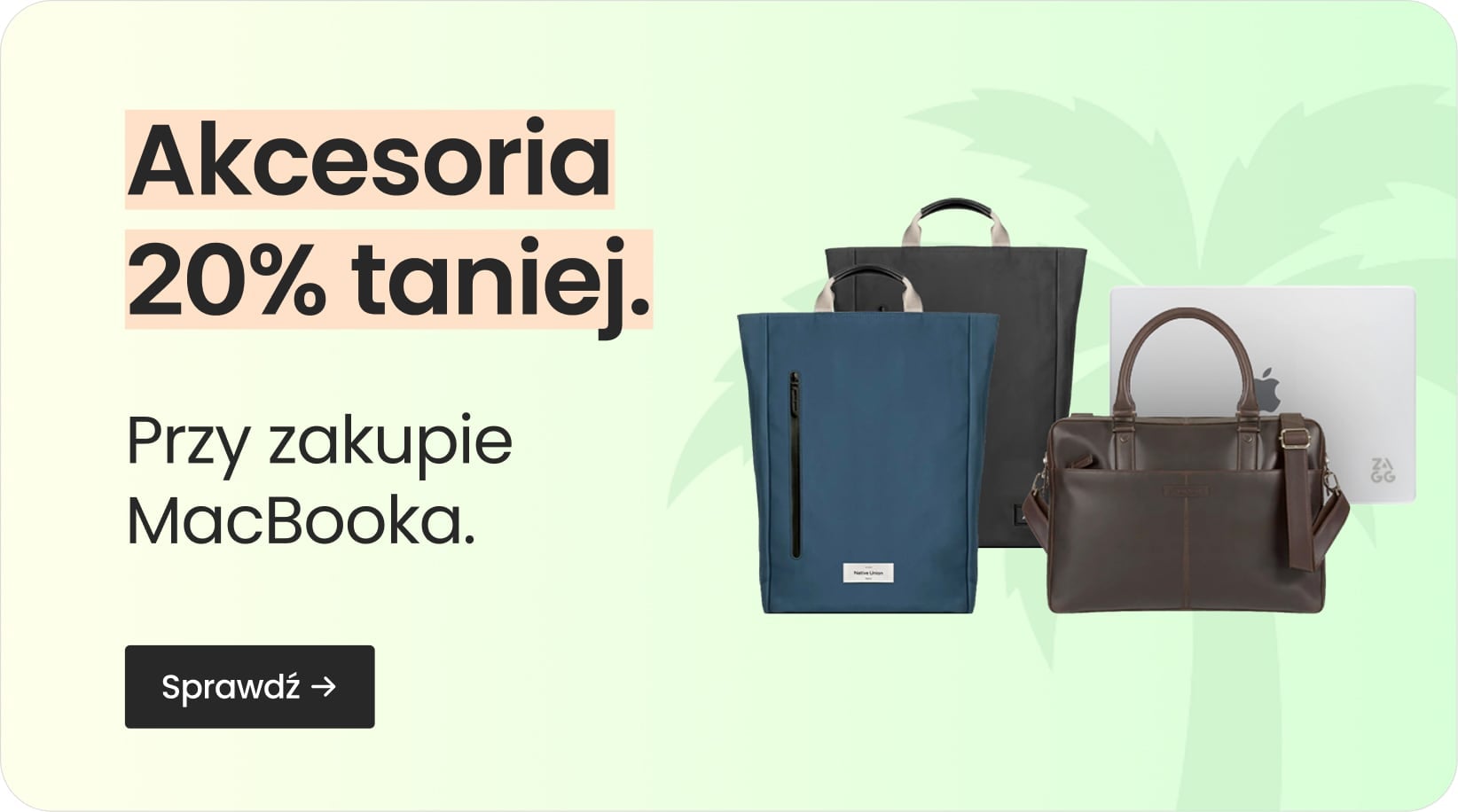 Akcesoria 20% taniej przy zakupie MacBooka