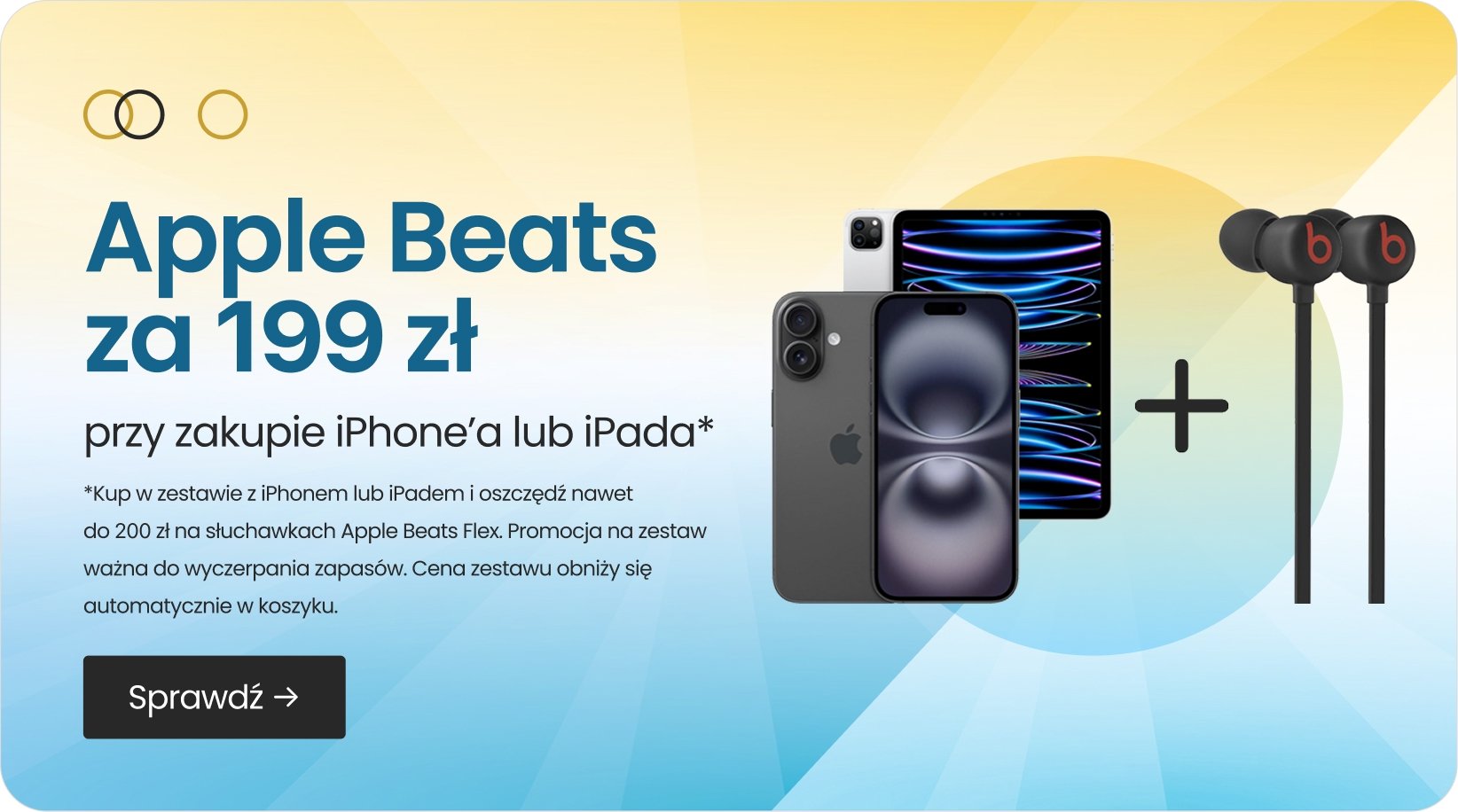 Apple Beats za 199 zł przy zakupie iPhone'a lub iPada