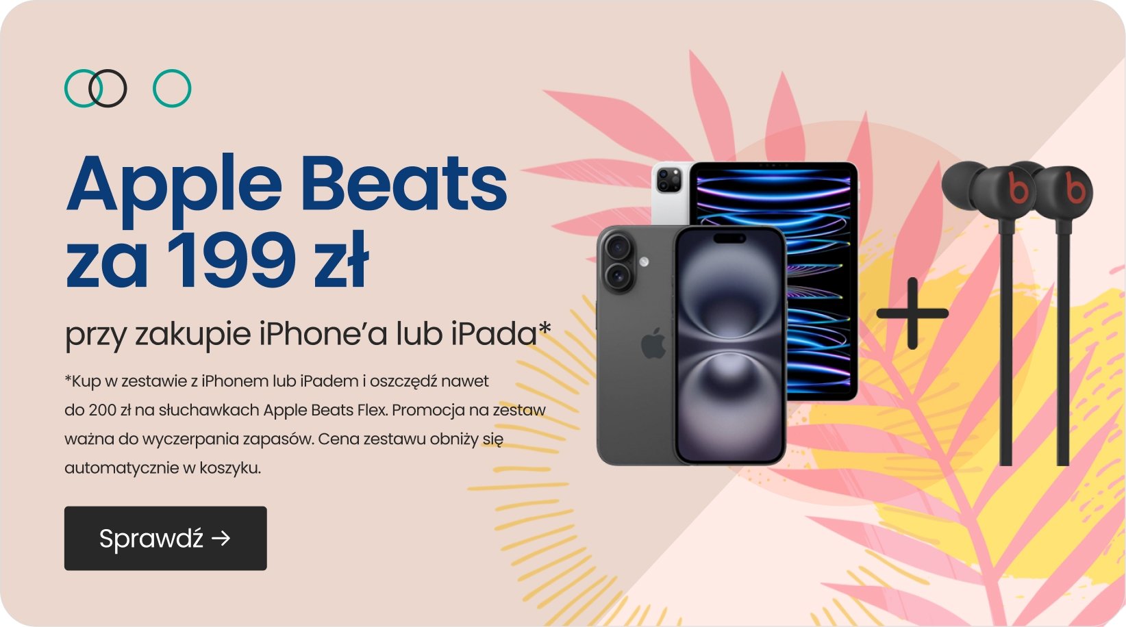 Apple Beats za 199 zł przy zakupie iPhone'a lub iPada