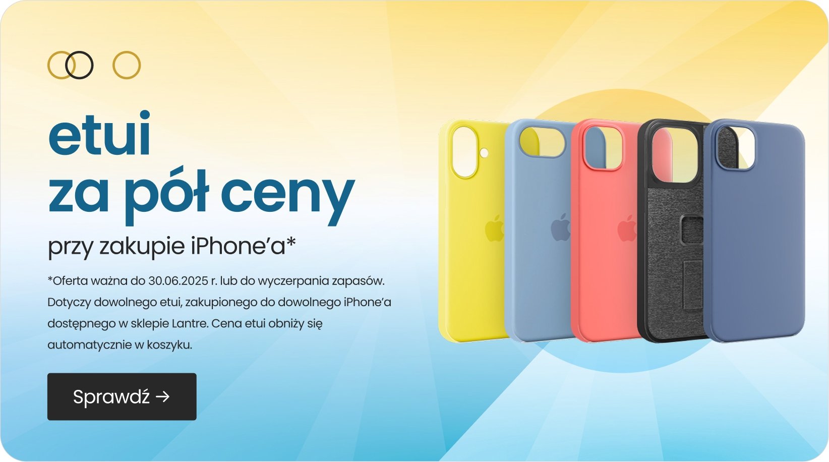 etui za pół ceny przy zakupie iPhone'a