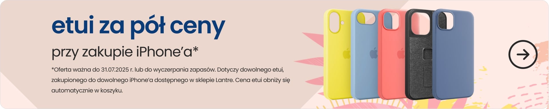 etui za pół ceny przy zakupie iPhone'a