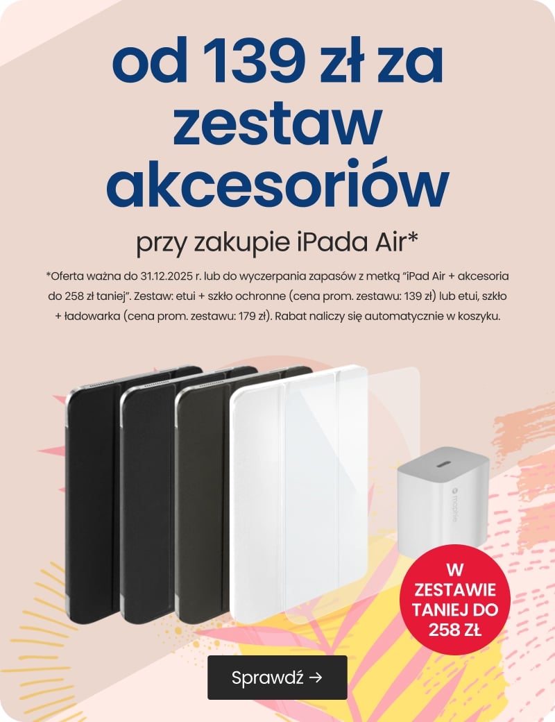 od 139 zł za zestaw akcesoriów