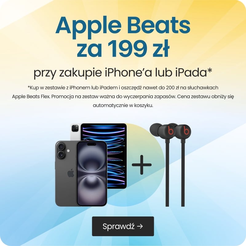 Apple Beats za 199 zł przy zakupie iPhone'a lub iPada