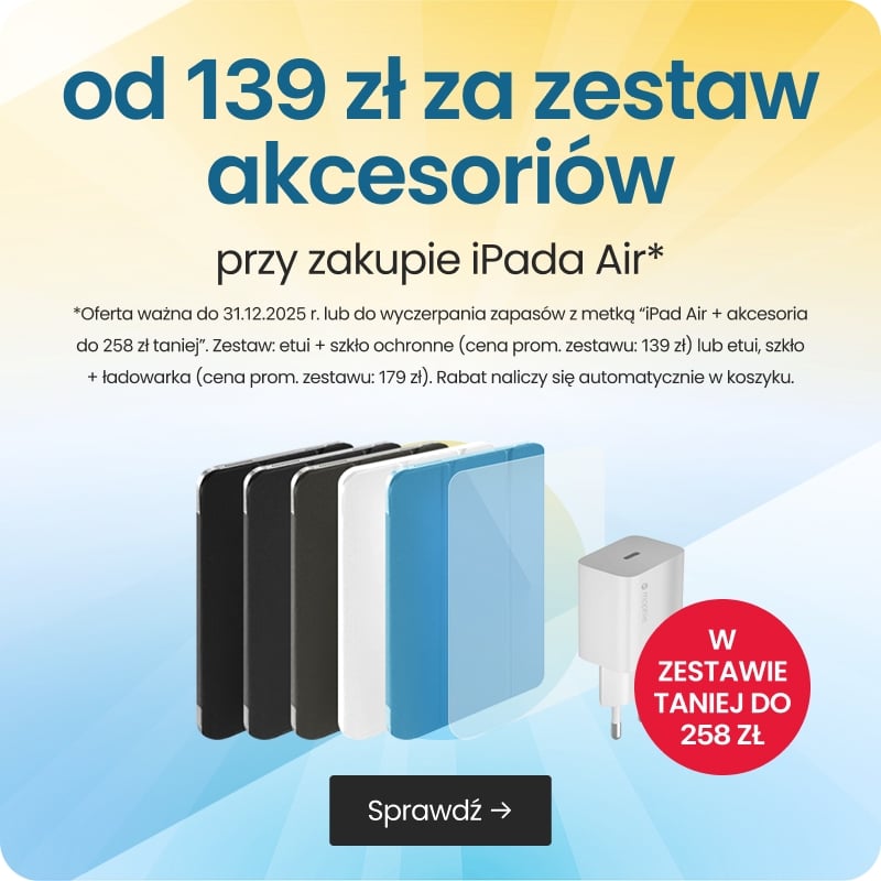 od 139 zł za zestaw akcesoriów