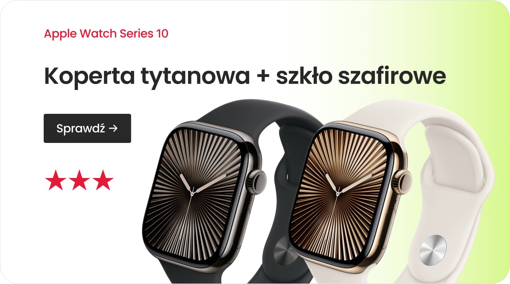 Koperta tytanowa + szkło szafirowe Koperta tytanowa + szkło szafirowe