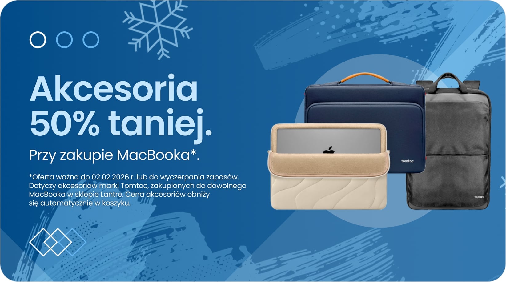 Akcesoria 50% taniej przy zakupie MacBooka
