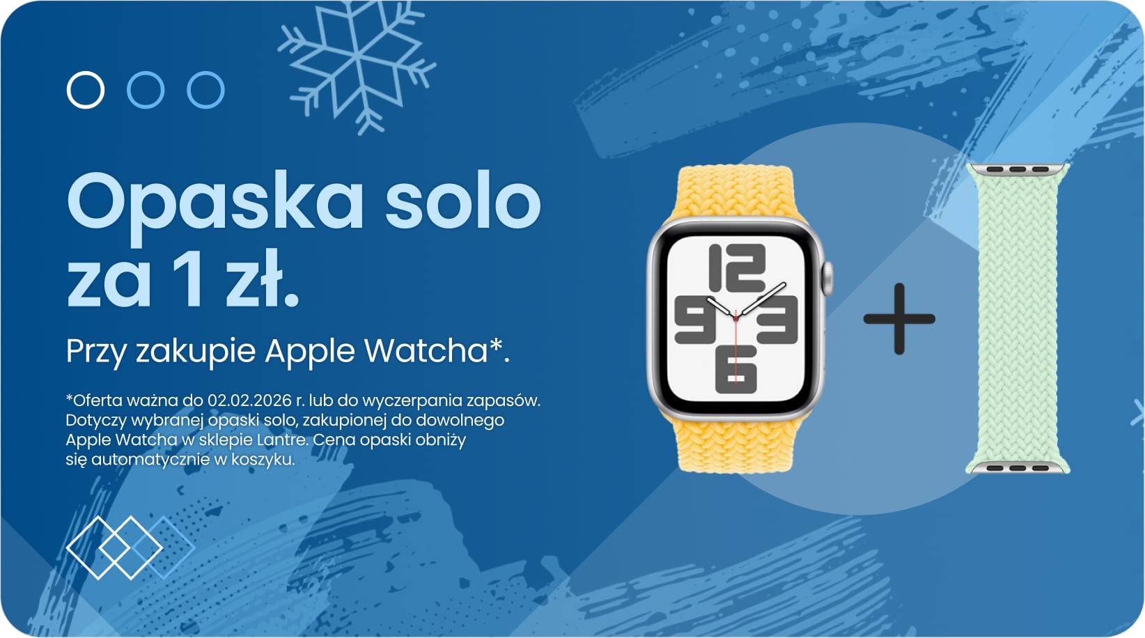 Opaska solo za 1 zł przy zakupie Apple Watcha