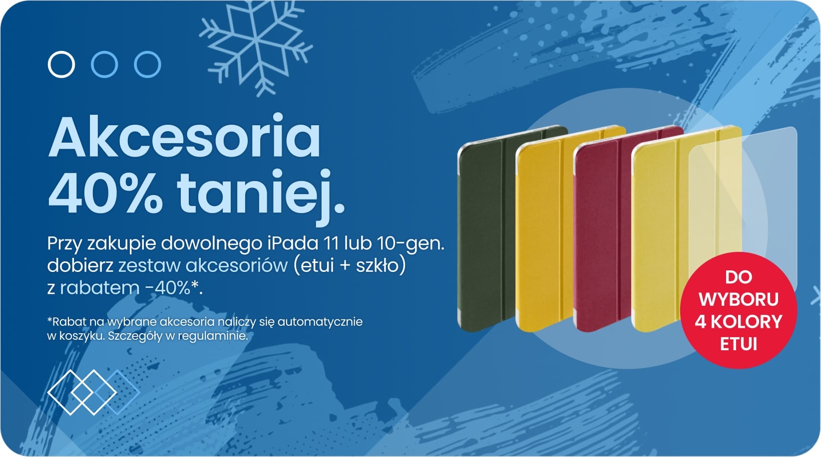 Akcesoria 40% taniej przy zakupie iPada 11 lub 10-gen.