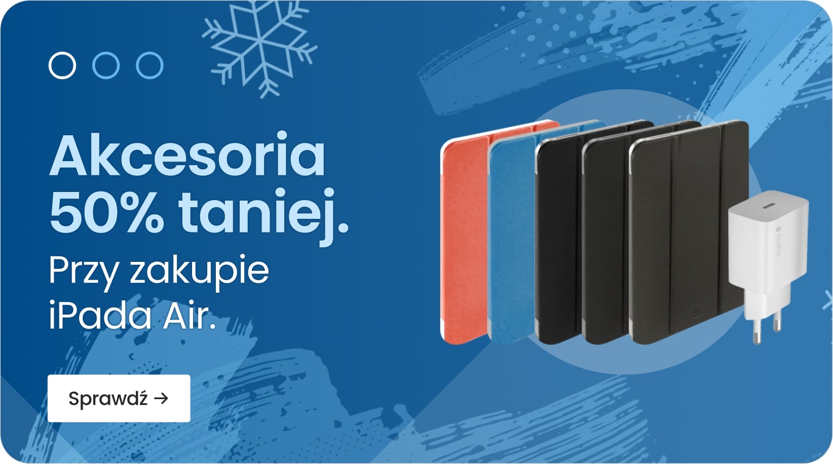 Akcesoria 50% taniej przy zakupie iPada Air