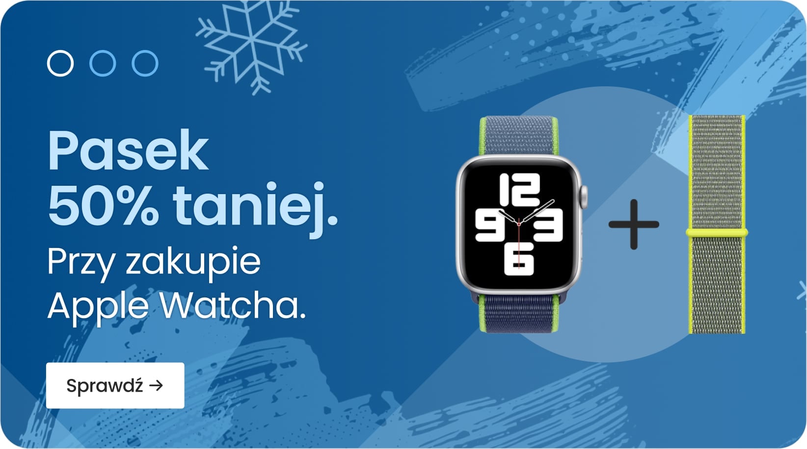 Pasek 50% taniej przy zakupie Apple Watcha