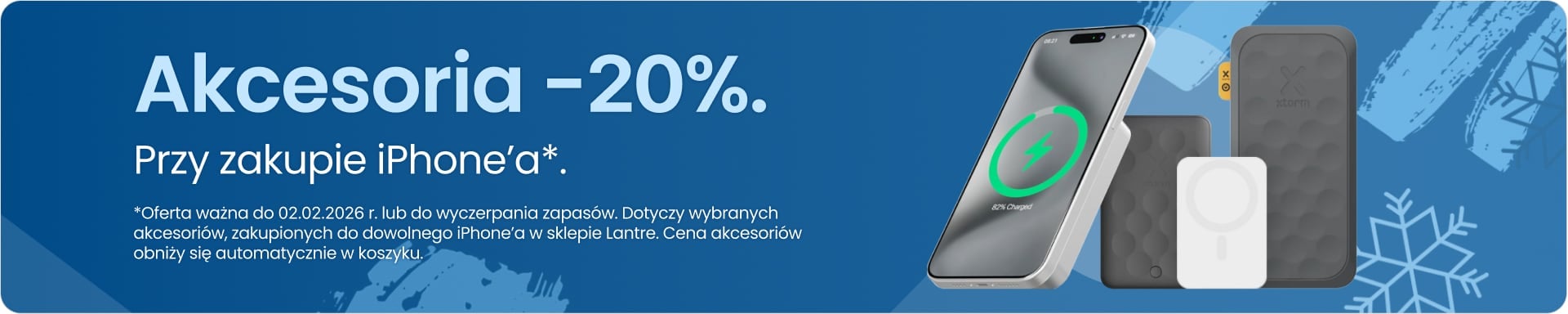 Akcesoria 20% taniej przy zakupie iPhone'a