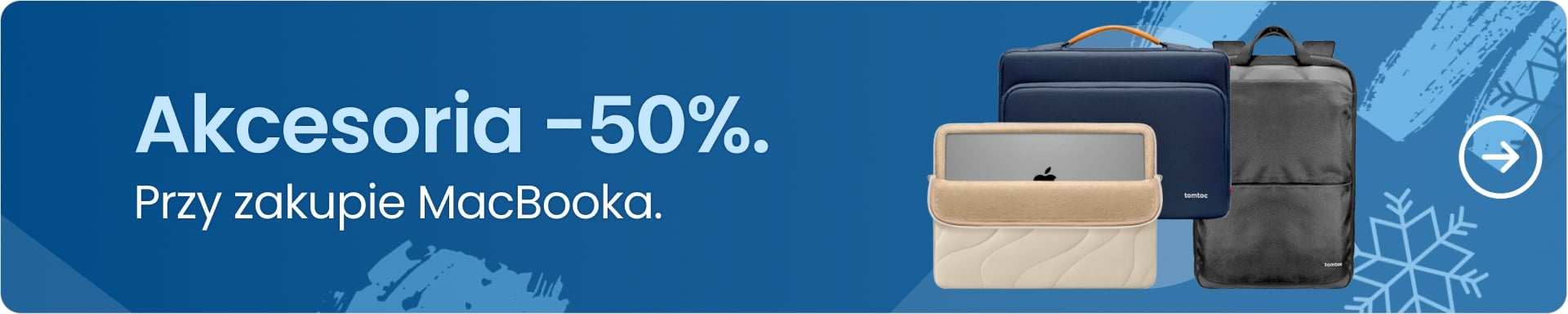 Akcesoria 50% taniej przy zakupie MacBooka