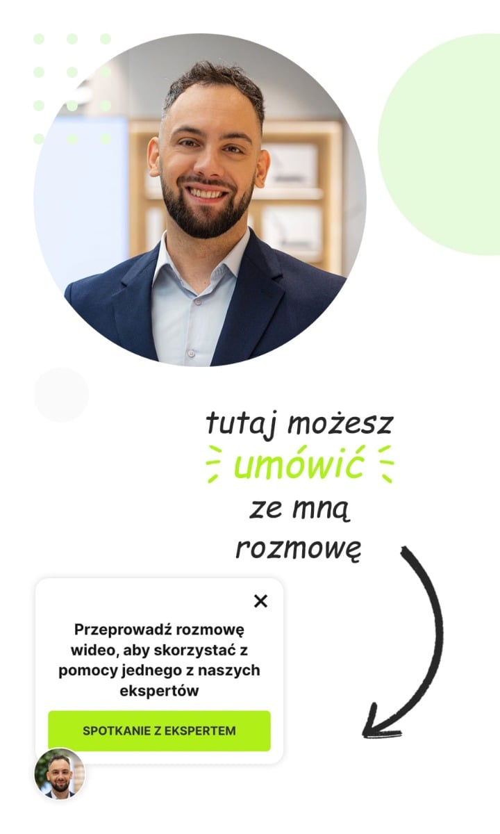 Umów się na bezpłatne wideo konsultacje Umów się na bezpłatne wideo konsultacje