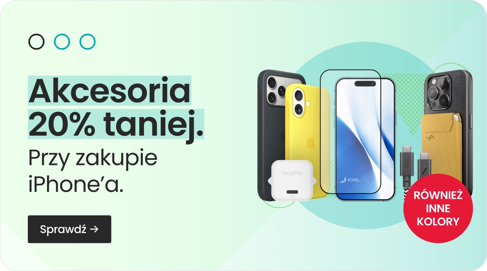 Akcesoria 20% taniej przy zakupie iPhone'a