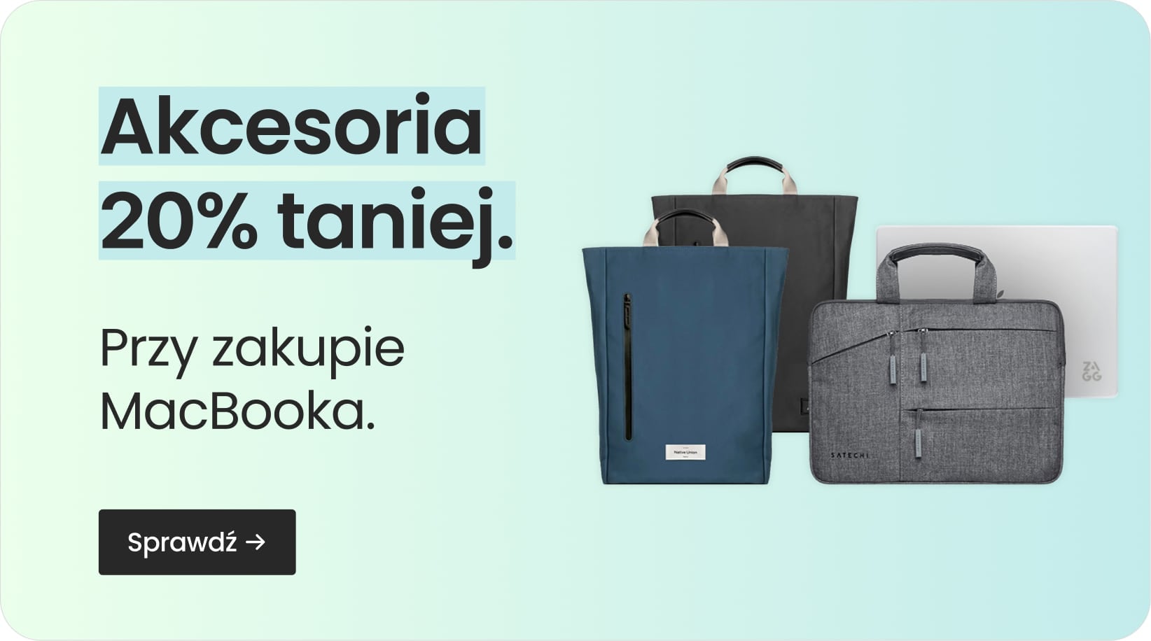Akcesoria 20% taniej przy zakupie MacBooka
