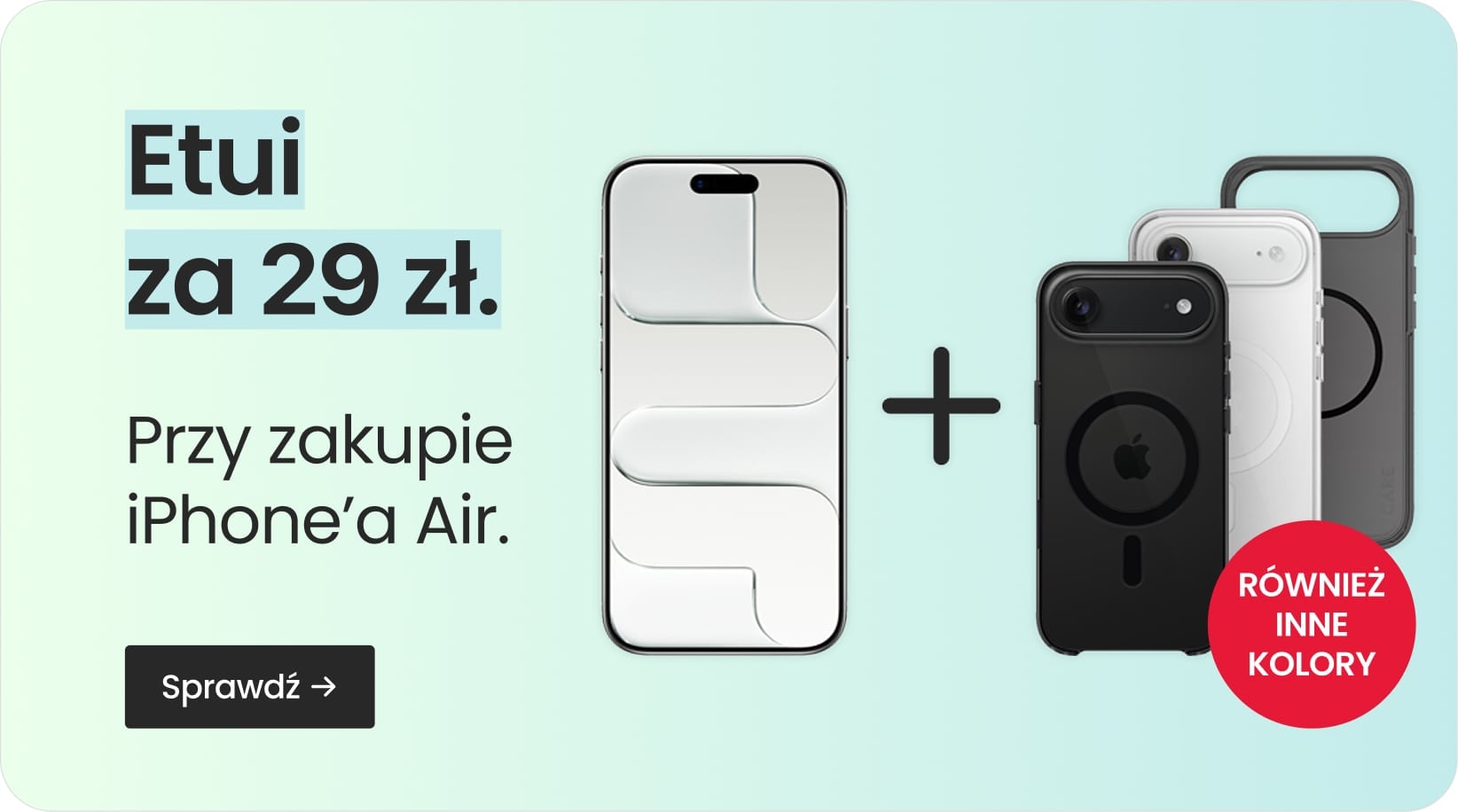 Etui za 29 zł przy zakupie iPhone'a Air