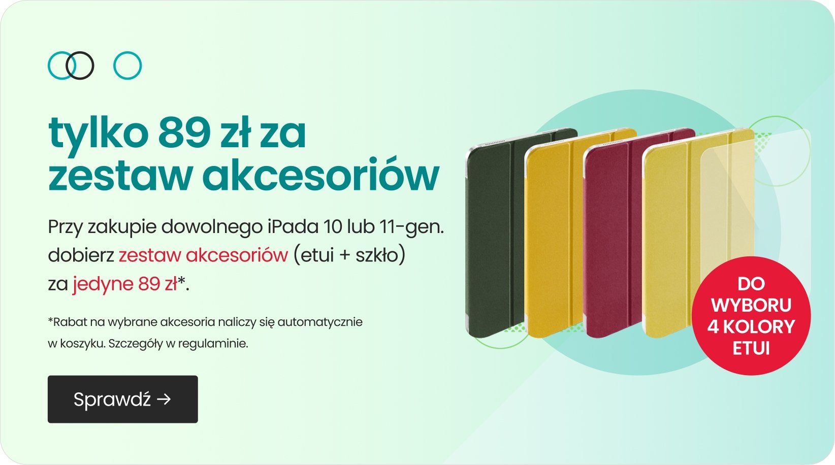 tylko 89 zł za zestaw akcesoriów