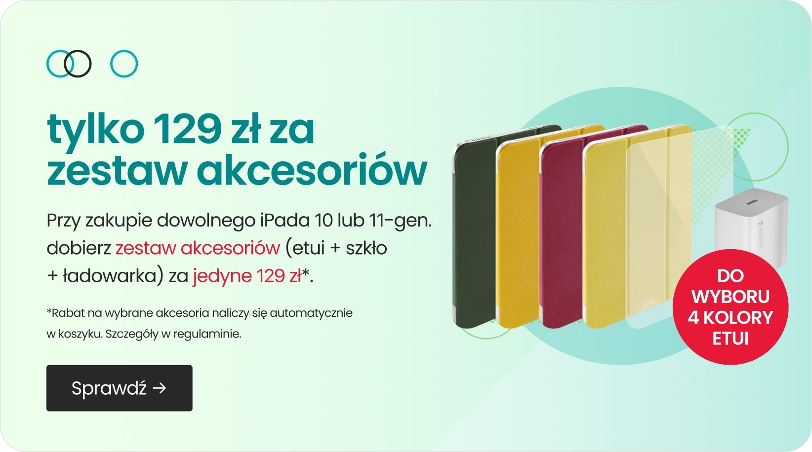 tylko 129 zł za zestaw akcesoriów