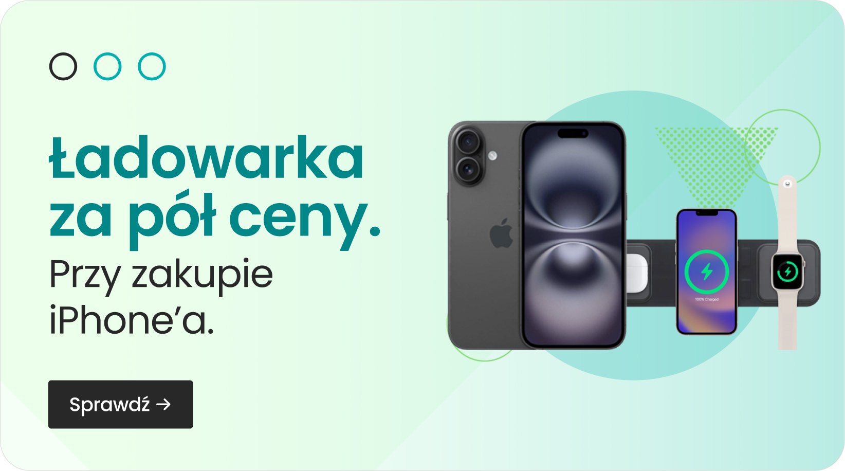 Ładowarka za pół ceny przy zakupie iPhone'a