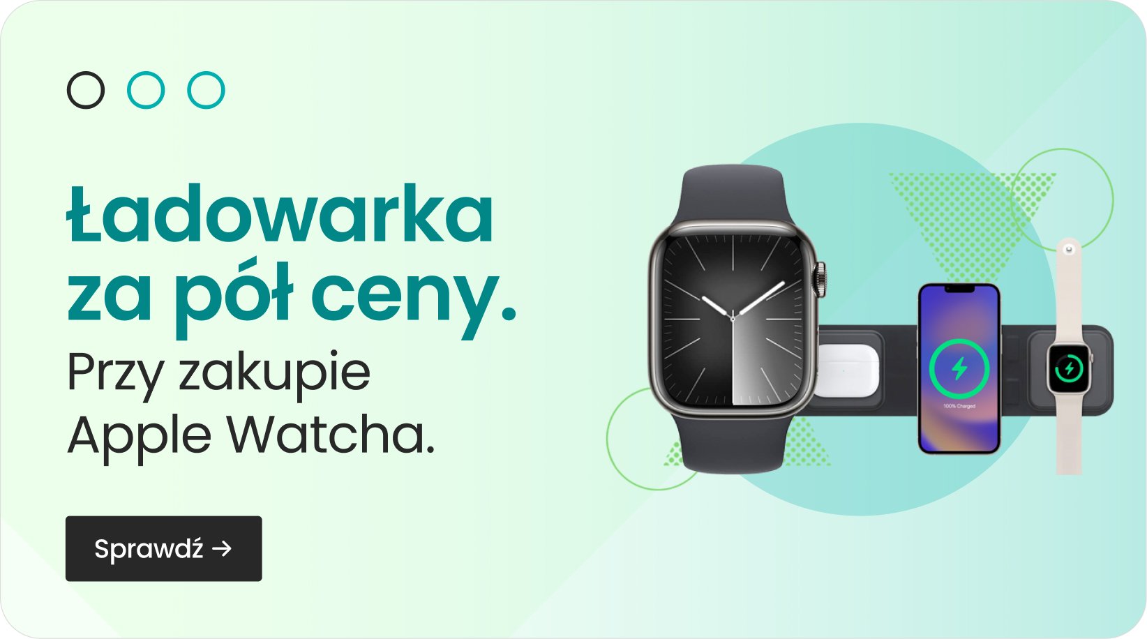 Ładowarka za pół ceny przy zakupie Apple Watcha