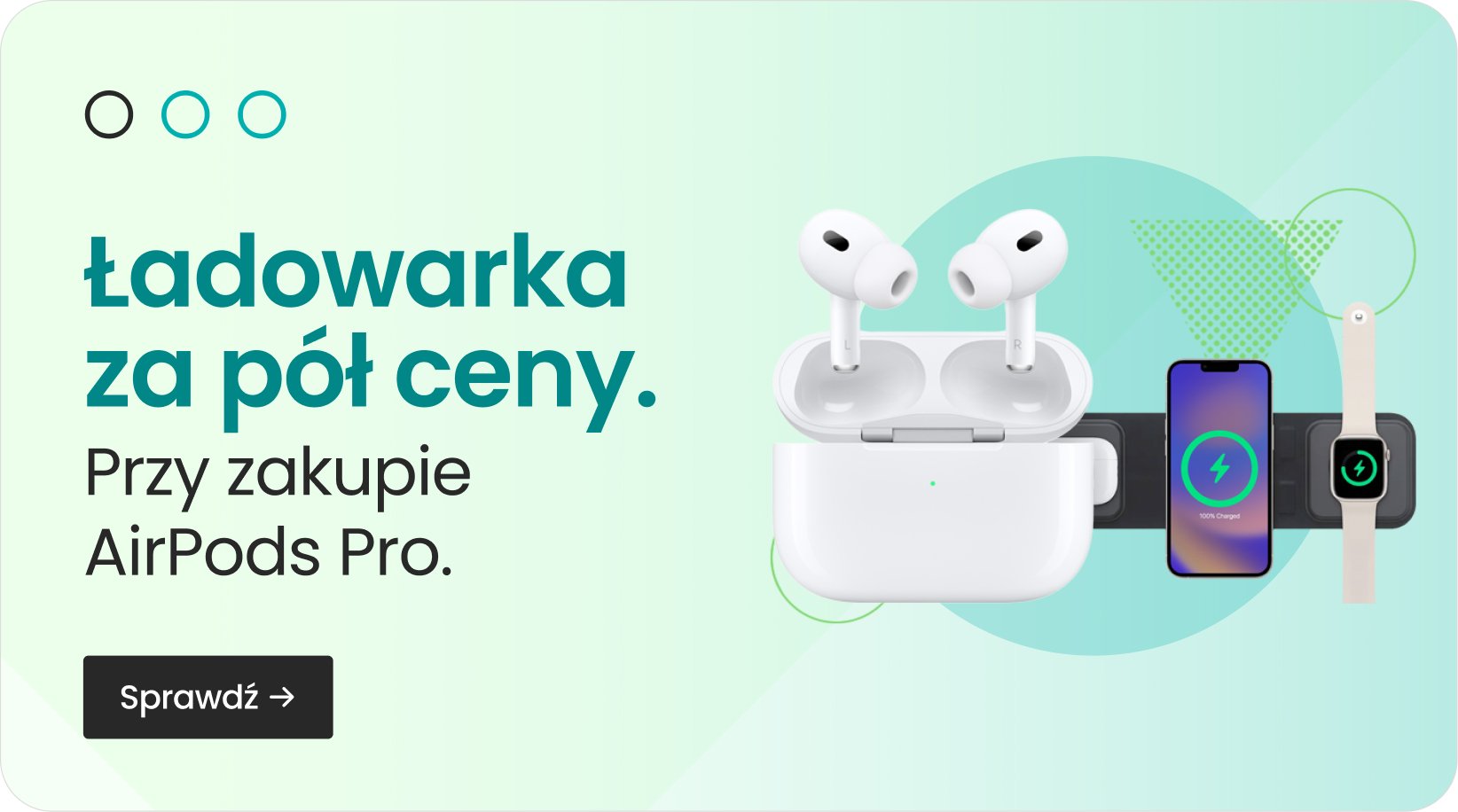 Ładowarka za pół ceny przy zakupie AirPods Pro