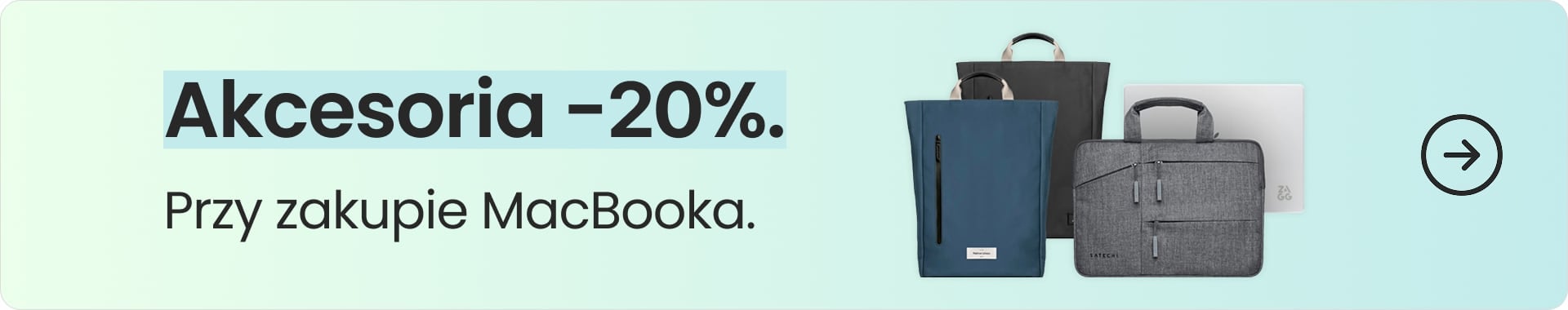 Akcesoria 20% taniej przy zakupie MacBooka