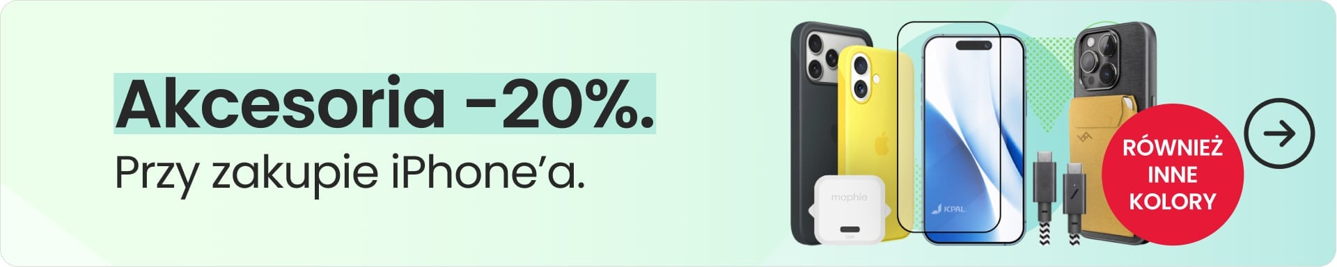 Akcesoria 20% taniej przy zakupie iPhone'a