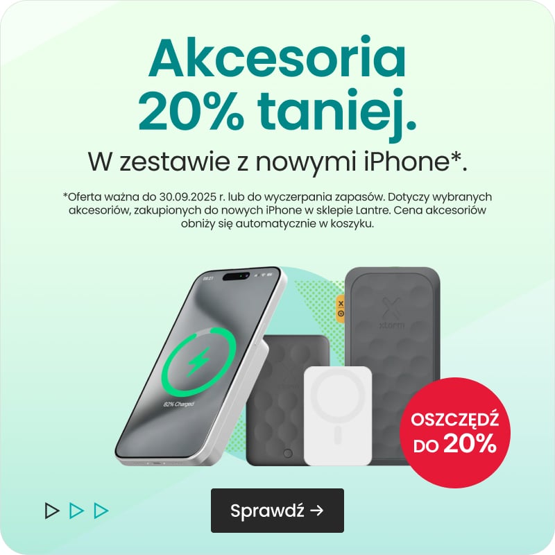 Akcesoria 20% taniej w zestawie z nowymi iPhone