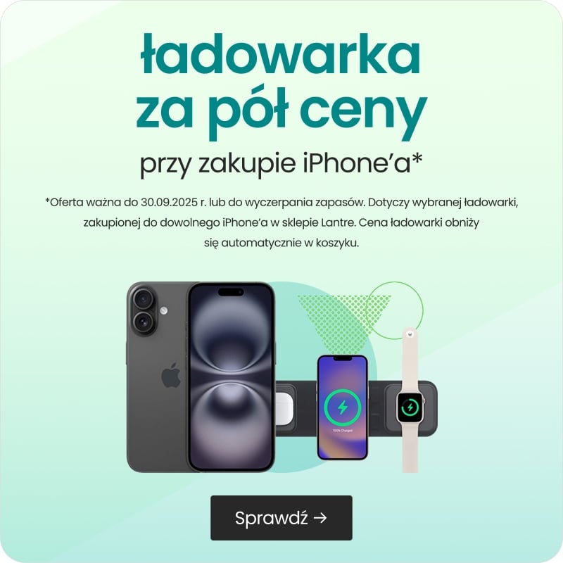 ładowarka za pół ceny przy zakupie iPhone'a