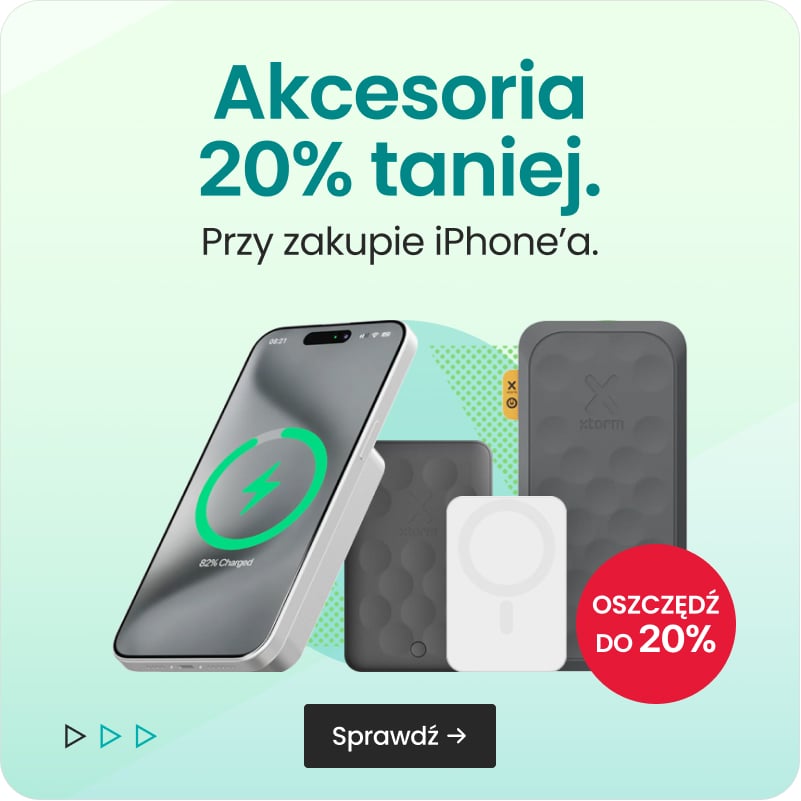 Akcesoria 20% taniej przy zakupie iPhone'a