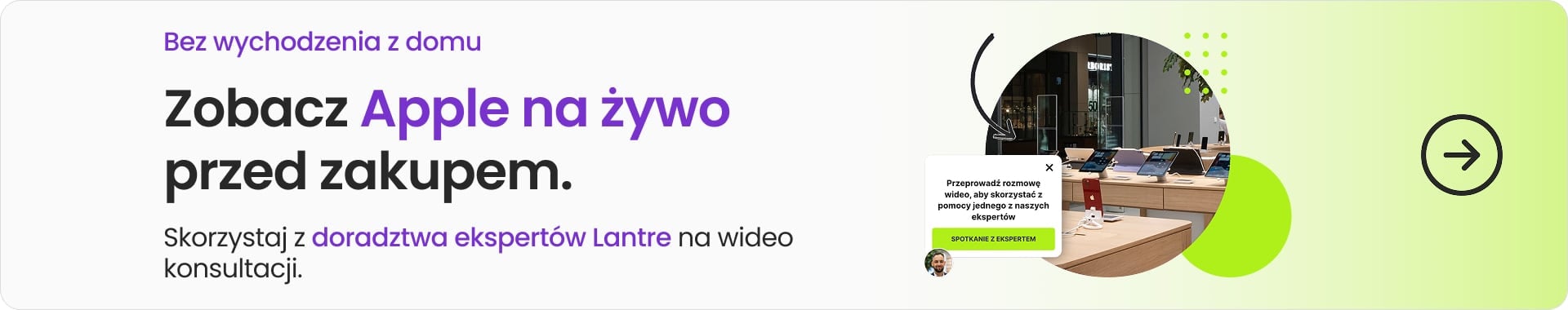 Zobacz Apple na żywo przed zakupem