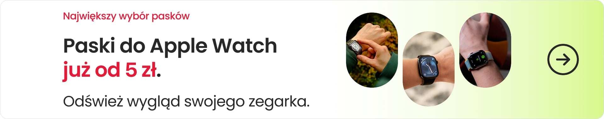 Paski do Apple Watch już&nbsp;od 5 zł