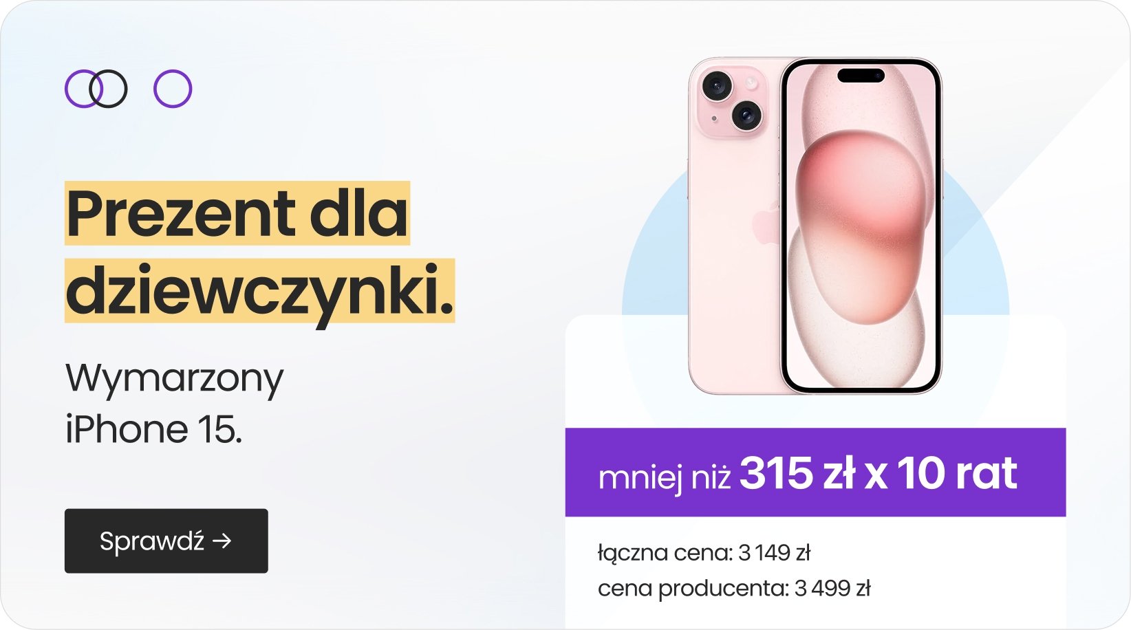 Prezent dla dziewczynki – iPhone 15