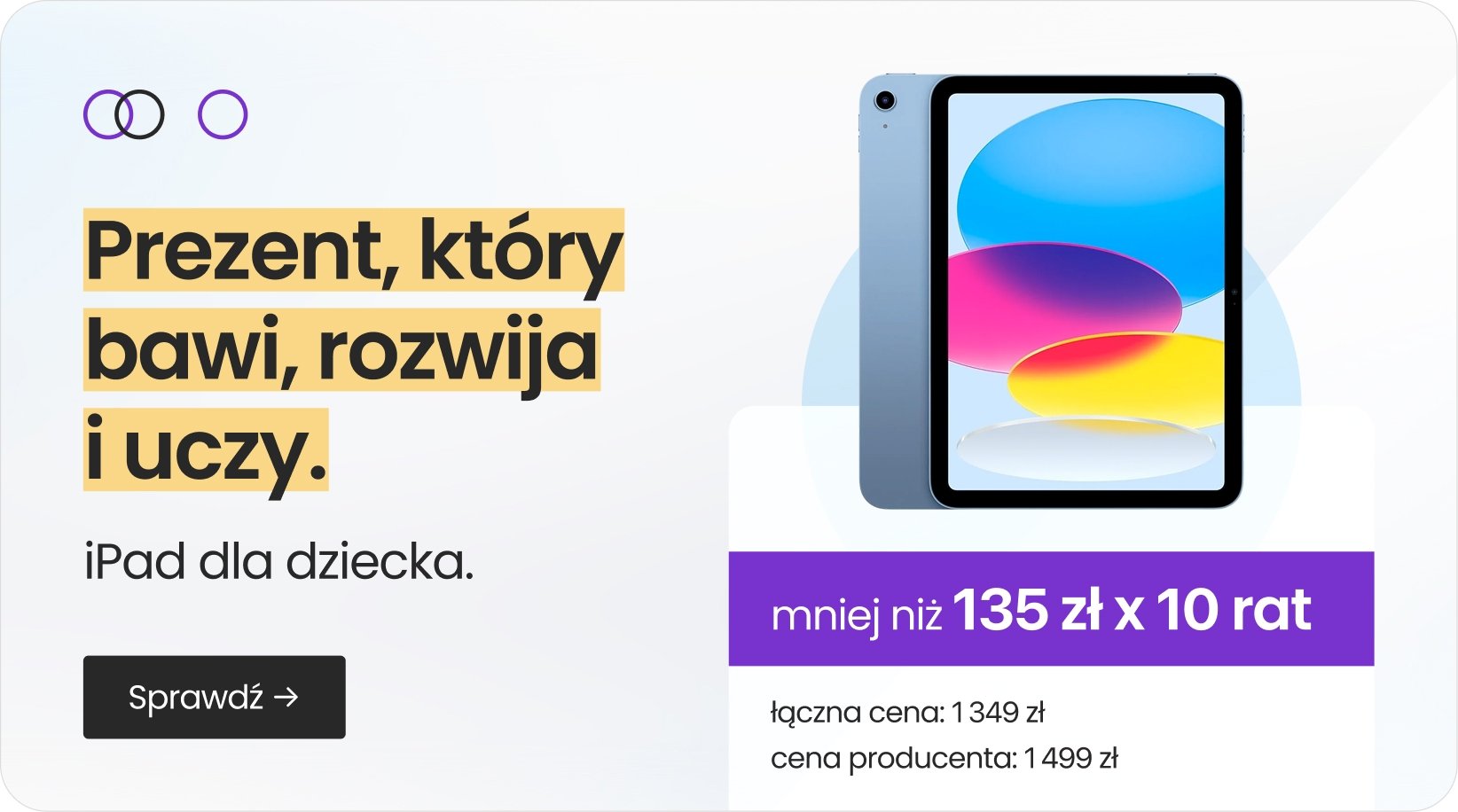 Prezent, który bawi, rozwija i uczy – iPad