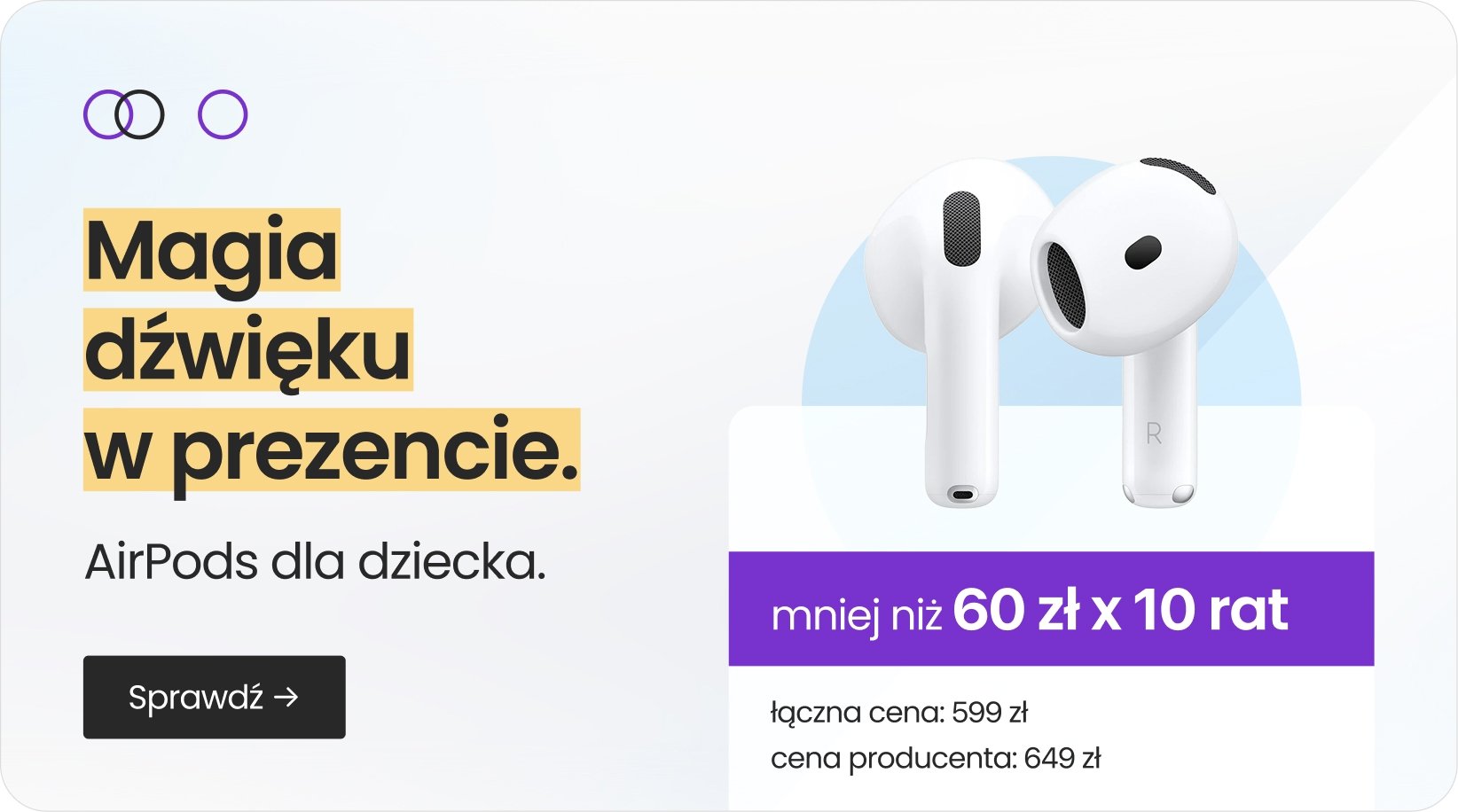 Magia dźwięku w prezencie – AirPods