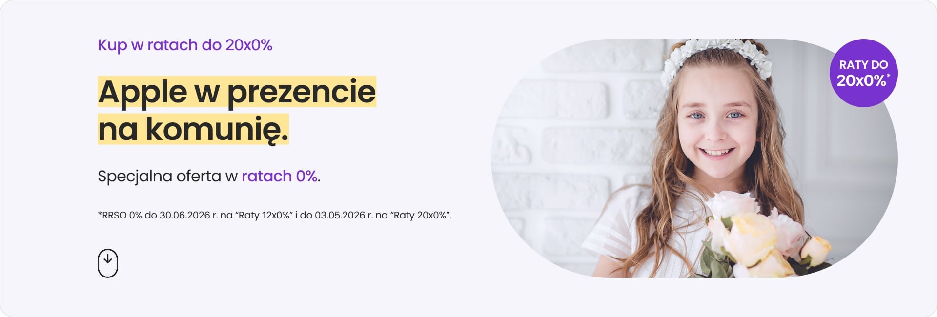 Apple w prezencie na komunię &ndash; specjalna oferta w ratach 0%