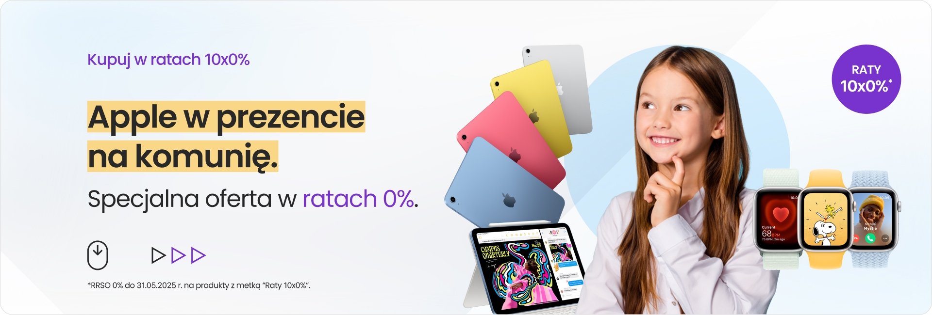 Apple w prezencie na komunię