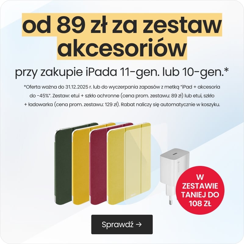 od 89 zł za zestaw akcesoriów