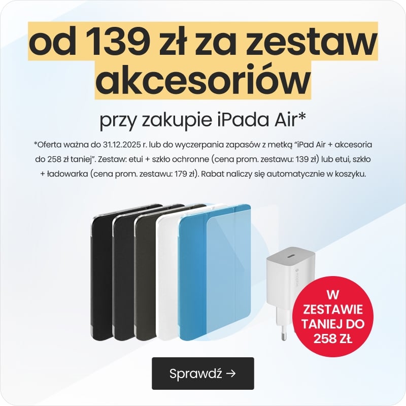 od 139 zł za zestaw akcesoriów